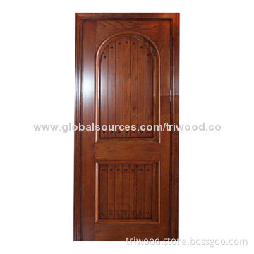 Wooden Door with Timber Core, Eco-friendly Stain and Varnish